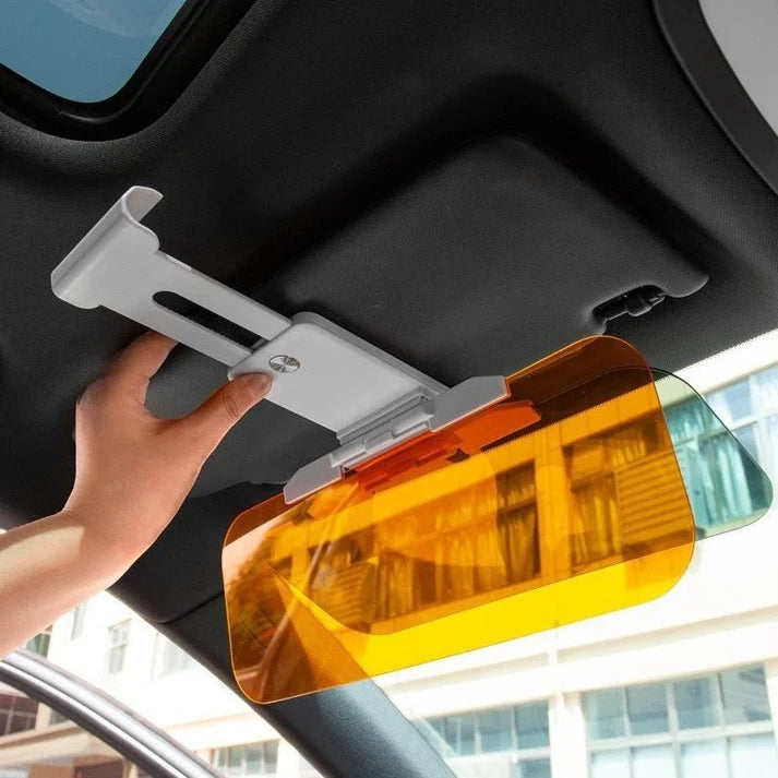 Two-In-One Car Sun Visor Anti-Glare Adjustable