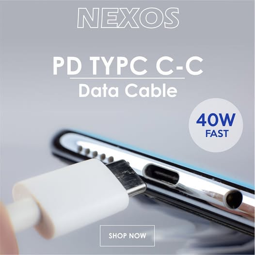 Nexos Original Fast Charging Data Cable – Micro USB / USB to Type-C / Type-C to C)
