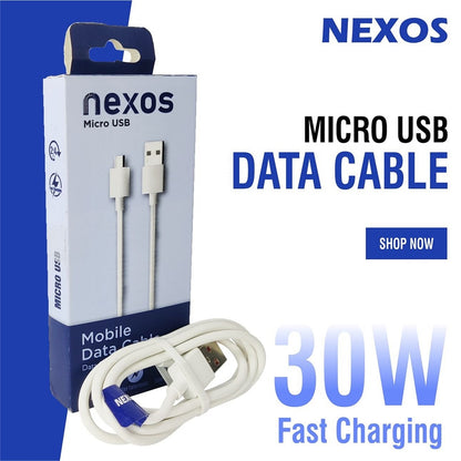 Nexos Original Fast Charging Data Cable – Micro USB / USB to Type-C / Type-C to C)