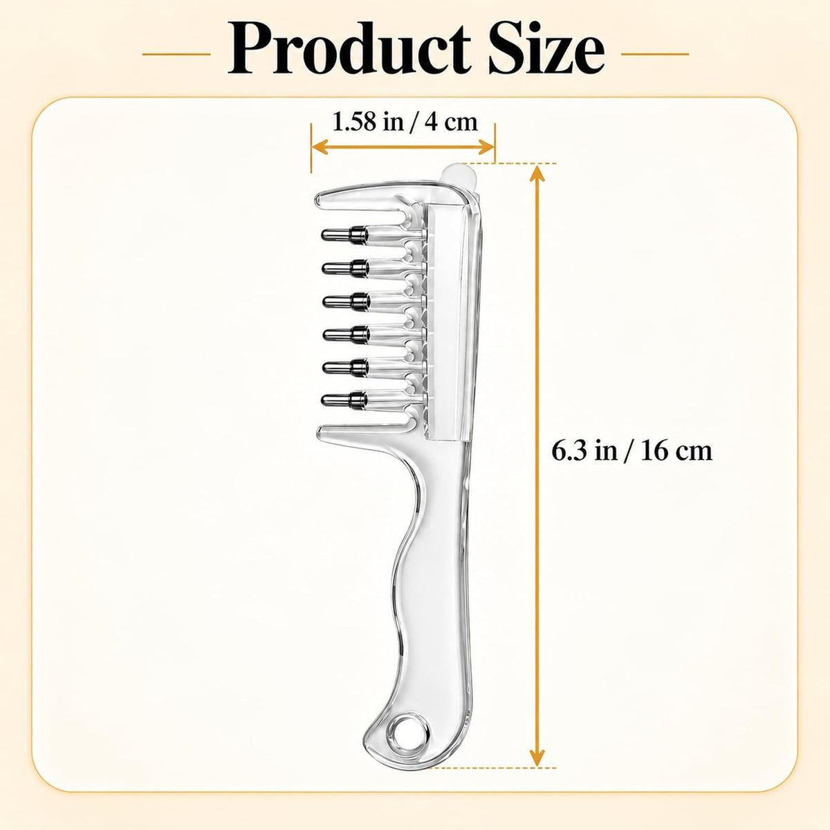 Scalp Hair Oil Applicator Comb, Hair Serum Applicator