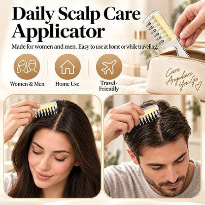 Scalp Hair Oil Applicator Comb, Hair Serum Applicator