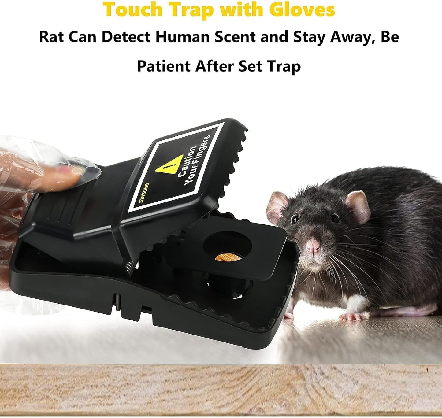 Reusable Heavy Duty Mouse Trap Fast & Effective Rodent Control