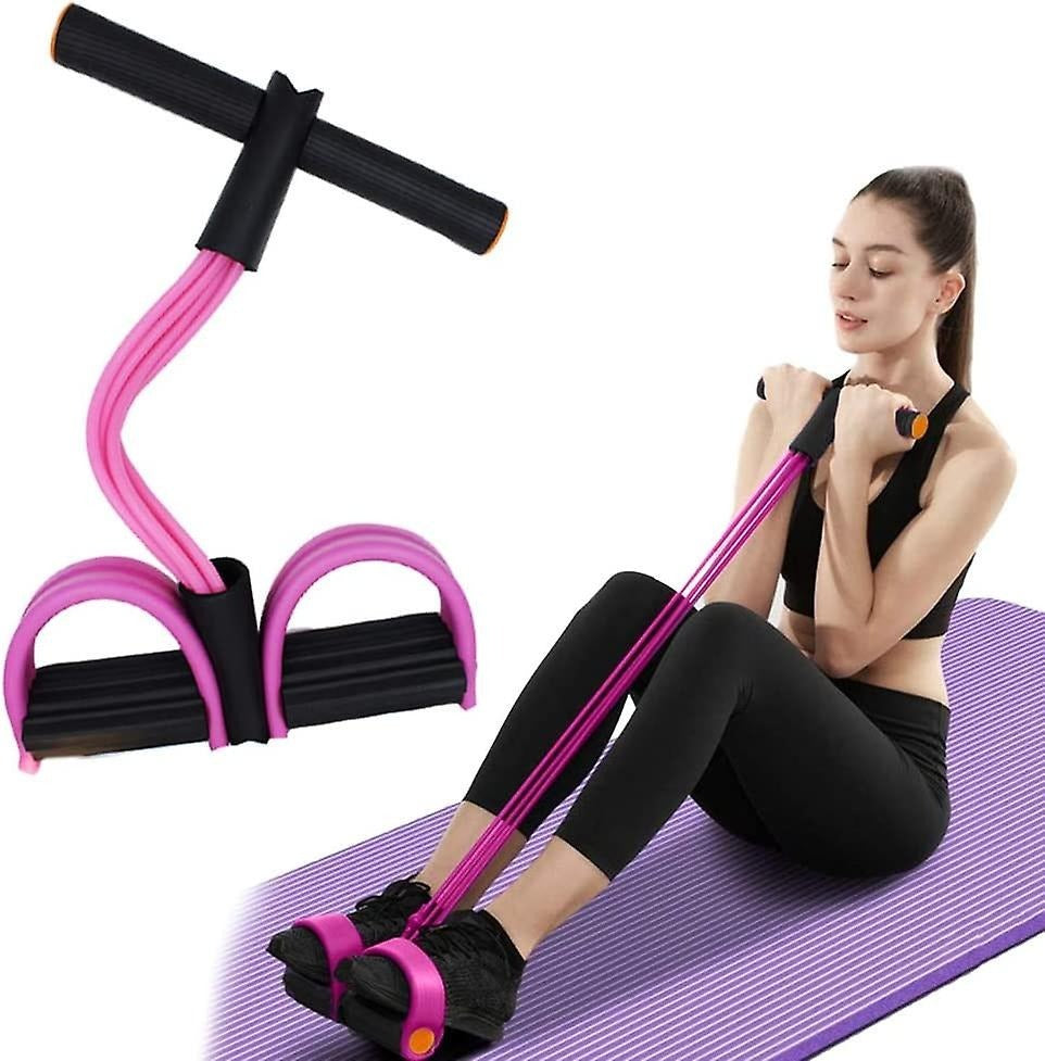 Tummy Trimmer - Foot Pedal Elastic Resistance Band (Random Color)