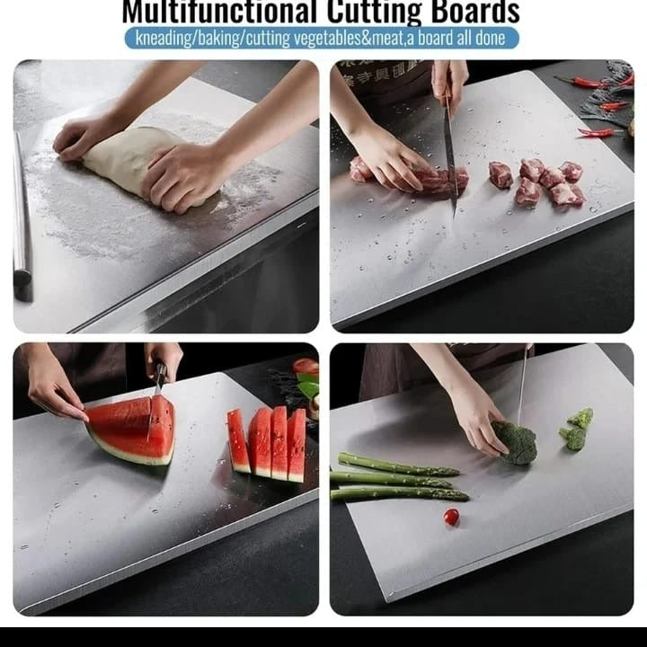 Food-grade stainless steel cutting board (Large size)