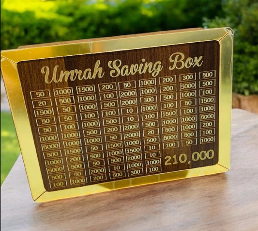 Umrah Saving Box - Islamic Gift for Hajj & Umrah for Muslims